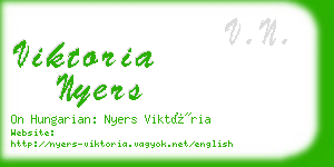 viktoria nyers business card